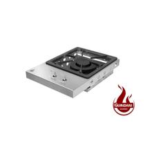 Bifeteira Gourmet Guindani de Embutir Aço Inox 32cm Queimador Duplo Gás GLP e Grelha Reversível Bifeteira Gourmet Guindani de Embutir Aço Inox 32cm Queimador Duplo Gás GLP e Grelha Reversível