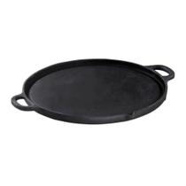 Bifeteira Redonda Gengis-kan Ferro Fundido 32CM Calor Uniforme Preta Libaneza Bifeteira Redonda Gengis-kan Ferro Fundido 32CM Calor Uniforme Preta Libaneza