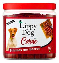 Bifinho Carne 1kg Petisco Snack Cães Premium Pet Raças Dog