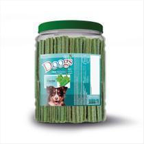Bifinho Dental Doogs Menta Petisco Bucal p/Cães 1.8kg (pote)