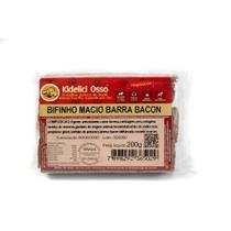 Bifinho Macio - Kidelici Osso - Sabor Bacon - 200G