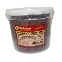Bifinho Macio - Kidelici Osso - Sabor Carne - 1,5 Kg (Balde/Pote)