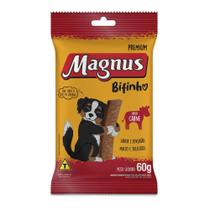 Bifinho Magnus Carne 60g Petisco Saboroso para Cães Adultos