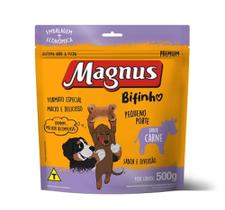 Bifinho Magnus Carne Pequeno Porte - 500 Gr Bifinho Magnus Carne Pequeno Porte - 500 Gr