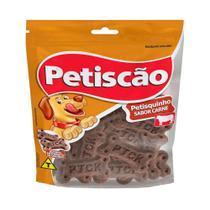 Bifinho Mastigável Petisquinho Para Cães Sabor Carne 250g - PETISCÃO
