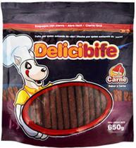 Bifinho para cachorro palito flexível Delicibife Sabor Carne 650g - Deliciosso