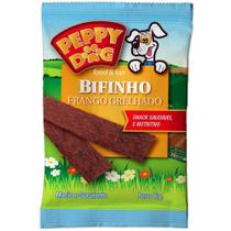 Bifinho Peppy Dog Sabor Frango Grelhado para Cães (60g) - Peppy Pet
