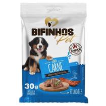 Bifinho Pet Sabor Carne Petisco Para Cães Filhotes 30g - Colosso