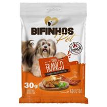 Bifinho Pet Sabor Frango Petisco Para Cães Adultos 30g - Colosso