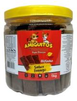 Bifinho Petisco P/ Cachorro Amiguitos Sabor Frango Pote 1kg - jack food