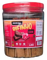 Bifinho Petisco Para Cachorro Broncão Sabor Carne Pote 1kg Bifinho Petisco Para Cachorro Broncão Sabor Carne Pote 1kg