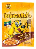 Bifinho Petisco Para Cachorro Ração Sabor Bacon 65g Cães Pet Feliz