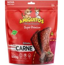 Bifinho Petiscos Amiguitos para Cães Sabor Carne, Frango, Frutas & Cereais 500 grs