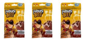 Bifinho premium frango kit 3 und de 50g para cachorro