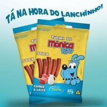 Bifinho Stick Sabor Carne e Leite Filhotes Turma da Mônica 50g - Turma da Mônica Pets