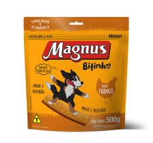 Bifinhos Magnus Cães Sabor Frango 500g - 3 Unidades