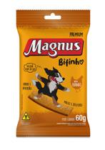 Bifinhos Magnus Cães Sabor Frango 60g - 10 Unidades