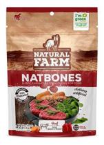 Bifinhos Snacks Natural Pet Farm Natbones Pet sabor Carne para Cães 470g - Petiscão