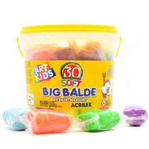 Big Balde com 30 Massinhas Soft Big Balde com 30 Massinhas Soft
