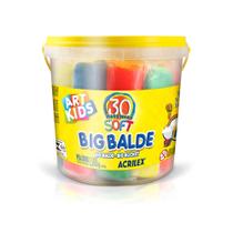 Big Balde Massinhas De Modelar 30 Massas 1.5kg Acrilex