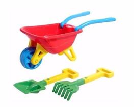 Big Carriola Infantil Dobrável C/ Acessórios - Magic Toys Big Carriola Infantil Dobrável C/ Acessórios - Magic Toys