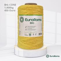 Big Cone Barbante EuroRoma Amarelo Ouro 450 N.8 4/8 com 1.800kg