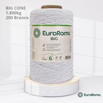 Big Cone Barbante EuroRoma Branco 200 N.6 4/6 com 1.800kg