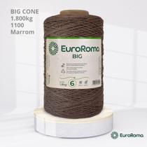 Big Cone Barbante EuroRoma Marrom 1100 N.6 4/6 com 1.800kg