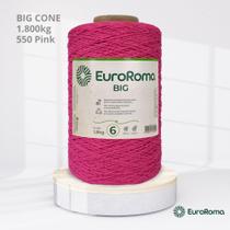 Big Cone Barbante EuroRoma Pink 550 N.6 4/6 com 1.800kg