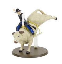 Big Country Toys Bodacious - Brinquedos de Rodeio - Estatueta de Equitação de Touro - Escala 1:20 - Pintada à Mão - Colecionável e Jogável