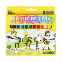 Big Giz de cera 12 Cores Acrilex