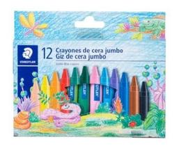 Big Giz De Cera Grosso 12 Cores Jumbo Staedtler