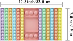 Big Pop Game Fidget Toy, Rainbow Chess Board Push Bubble Po