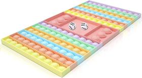 Big Pop Game Fidget Toy, Rainbow Chess Board Push Bubble Popper Fidget Sensory Toys para o tempo dos pais e filhos, brinquedo interativo Jumbo para alívio do estresse para brincar com os amigos