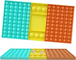 Big Pop Game Fidget Toy, tabuleiro de xadrez Push Bubble Popper Fidget Sensory Toys para o tempo dos pais e filhos, brinquedo Figetget Jumbo para alívio do estresse para brincar com os amigos