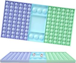 Big Pop Game Fidget Toy, tabuleiro de xadrez Push Bubble Popper Fidget Sensory Toys para o tempo dos pais e filhos, brinquedo Figetget Jumbo para alívio do estresse para brincar com os amigos