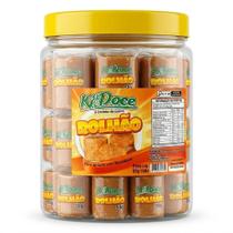 Big Rolhão KiDoce Amendoim Doce Leite Pote 25 Unidades 50g Lanche Sobremesa Big Rolhão KiDoce Amendoim Doce Leite Pote 25 Unidades 50g Lanche Sobremesa