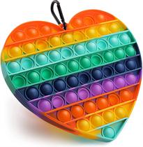 Big Size Pop Fidget Toys Jumbo Finger Push Bubble Stress Relief Sensory Squeeze Toy, Stress Reliever Sensory Fidget Toy Adulto Crianças Presentes