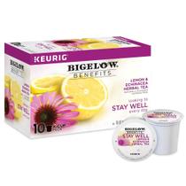 Bigelow Tea Chá de Ervas Limão e Echinacea (KCup) Pacote com 10 Cápsulas Bigelow Tea Chá de Ervas Limão e Echinacea (KCup) Pacote com 10 Cápsulas