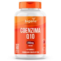 Bigens coenzima q10 200mg vitamina e 60 caps