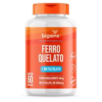 Bigens ferro quelato + metilfolato 60 caps Bigens ferro quelato + metilfolato 60 caps