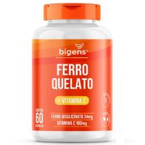 Bigens ferro quelato + vitamina c 60 caps