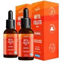 Bigens kit 2x b9 metilfolato em gotas