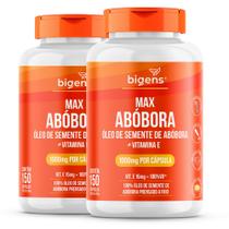 Bigens kit 2x max abóbora vitamina e 150 caps