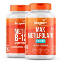 Bigens kit 2x max metil folato metil b12 60 caps