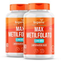 Bigens kit 2x max metilfolato 1000mcg 60 caps