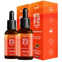 Bigens kit 2x metil b12 em gotas 20ml frutas vermelhas