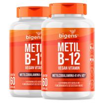 Bigens kit 2x metil b12 vegana, vitamina metilcobalamina 60caps