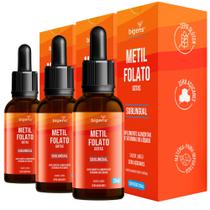 Bigens kit 3x b9 metilfolato em gotas