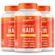 Bigens kit 3x inforce hair 60 caps